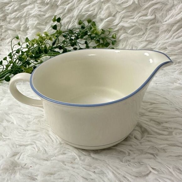 Lenox Chinastone For‎ the Sky Blue Pattern Creamer Pitcher Jar 3” Height - Picture 3 of 7